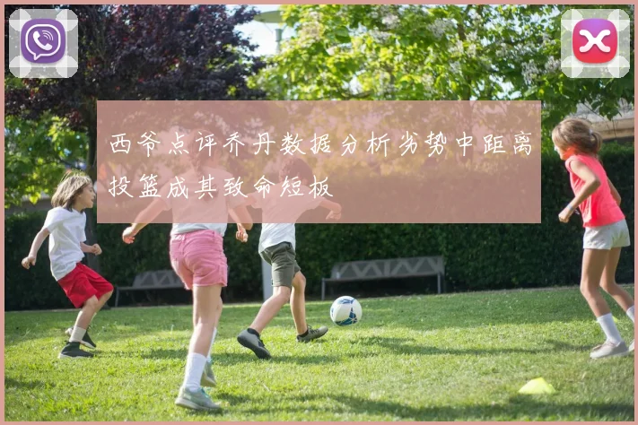 西爷点评乔丹数据分析劣势中距离投篮成其致命短板